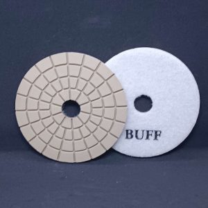 LIJA DE DIAMANTE BUFF BLANCO 4" HÚMEDO SERIE KATANA