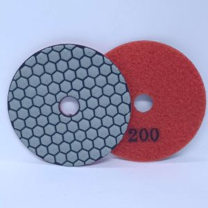 LIJA DE DIAMANTE 4" GRANO #200 SECO SERIE KATANA