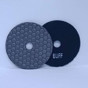 LIJA DE DIAMANTE BUFF NEGRO 4" SECO SERIE KATANA