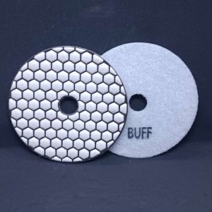 LIJA DE DIAMANTE BUFF BLANCO 4" SECO SERIE KATANA