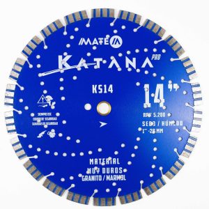 DISCO DE CORTE SEGMENTADO 14" SERIE KATANA
