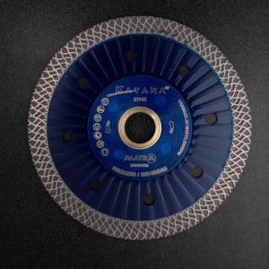 DISCO DE CORTE TURBO MESH 4 1/2" EXTRA DELGADO (PORCELANA) SERIE KATANA