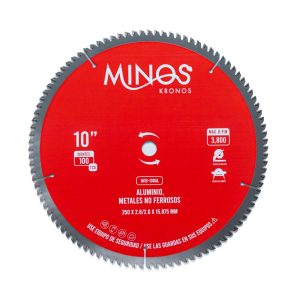 DISCO DE SIERRA 10" x 5/8", 100 DIENTES PARA ALUMINIO