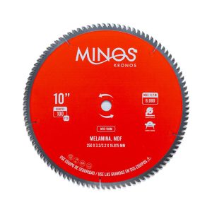 DISCO DE SIERRA 10" x 5/8", 100 DIENTES PARA MELAMINA Y MDF
