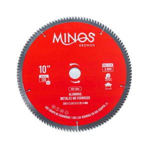 DISCO DE SIERRA 10" x 7/8"-5/8", 120 DIENTES PARA ALUMINIO