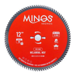 DISCO DE SIERRA 12" x 7/8", 96 DIENTES PARA MELAMINA Y MDF