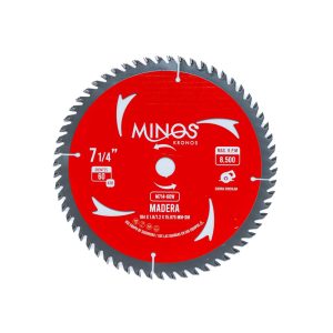 DISCO DE SIERRA 4-1/2" x 5/8"-DM, 60 DIENTES PARA MADERA