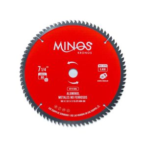 DISCO DE SIERRA 7-1/4" x 5/8", 80 DIENTES PARA ALUMINIO