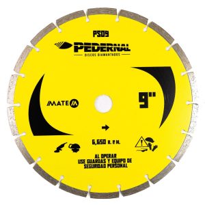 DISCO  9" SEGMENTADO SERIE PEDERNAL