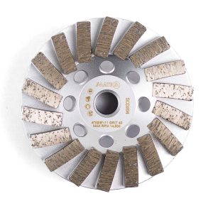 COPA DE DESBASTE ESPIRAL TURBO 4" SERIE SABLE MAX GRANO#40