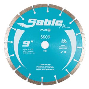 DISCO SEGMENTADO 9" SERIE SABLE MAX
