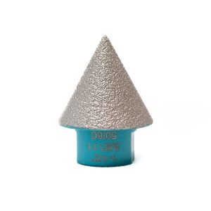 PUNTA MONTADA DE DIAMANTE ELECTRODEPOSITADO 38 MM CONO