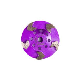 COPA FLECHA DESBASTE CONCRETO/REMOVER EPOXICO 4" GRANO 40