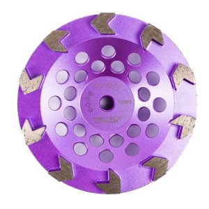 COPA FLECHA DESBASTE CONCRETO/REMOVER EPOXICO 7" GRANO 20