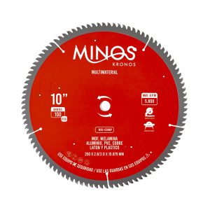 DISCO DE SIERRA 10" x 5/8", 100 DIENTES MULTIMATERIALES