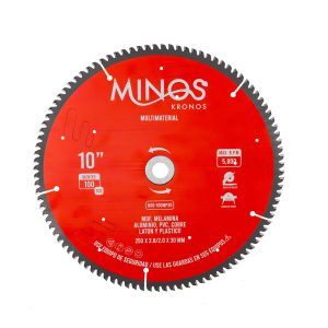 DISCO DE SIERRA 10" x 7/8", 100 DIENTES MULTIMATERIALES