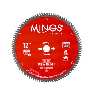 DISCO DE SIERRA 12" x 7/8", 96 DIENTES PARA MELAMINA Y MDF (INDUSTRIAL)